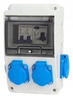 ROZDZIELNICA ERBETKA OGRODOWA ZABEZPIECZONA 4X230V