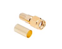 WTY0602 Wtyk SMA-RP H155 (pin zenski) zacisk. zl