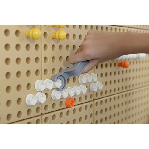 MASTERKIDZ Ręczne Narzędzia 6 Elementów Śrubokręt Klucz - Tablica Naukowo-Edukacyjna STEM na Arena.pl