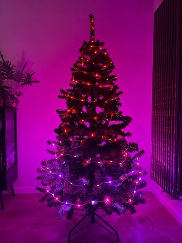 INTELIGENTNE Lampki Choinkowe 100LED SMART FLASH Bluetooth App PILOT - 10m na Arena.pl