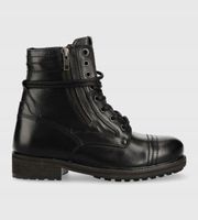 Pepe Jeans botki CZARNE skórzane R.41