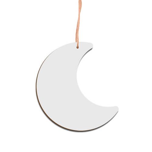 Zawieszka z MDF-u do sublimacji - księżyc na Arena.pl