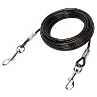 Linka 6m stalowa smycz mocny długi kabel do wiązania psów 0.5cm