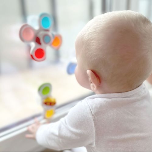 WOOPIE BABY Spinner Zabawka Sensoryczna Rakieta Kosmita Ufo 3 szt. na Arena.pl