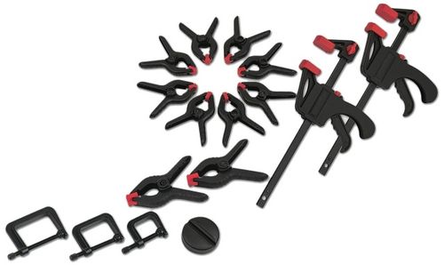 MANNESMANN ZESTAW 16 ŚCISKÓW STOLARSKICH ZACISKI na Arena.pl