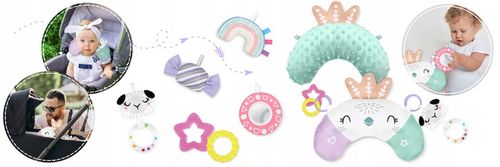 MATA EDUKACYJNA INTERAKTYWNA DLA NIEMOWLĄT DWUSTRONNA DUŻA XXL 5w1 NUKIDO na Arena.pl