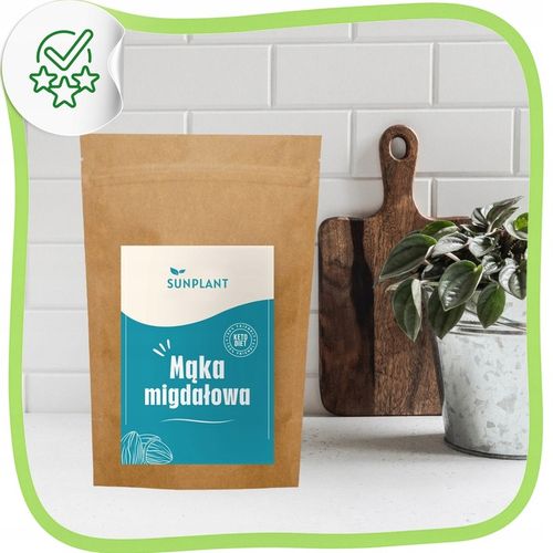 Mąka migdałowa mielone migdały wypieki keto bezglutenowa wys. jakość 1kg na Arena.pl