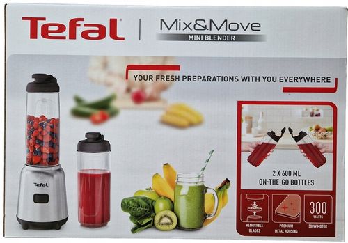Blender Tefal BL15FD Smoothie MIX&MOVE 2x butelka 600ml na Arena.pl