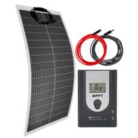 ZESTAW FOTOWOLTAICZNY 150W ELASTYCZNY SOLARNY NA ŁODŹ KAMPER JACHT