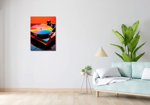 Obraz 50x70cm Wibracje Retro Winyli na Arena.pl