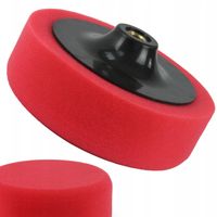 Gąbka Polerska 150Mm Czerwona Średnia Z Gwintem M14 Mp0479