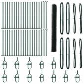 Ogrodzenie z słupkami Zielony 1.6 x 100 m Stal pokryta PCV