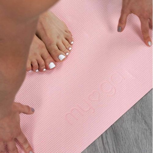 Mata do jogi myga - Entry level 4mm - pudrowy róż na Arena.pl