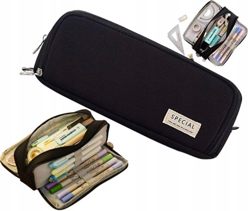 Piórnik Komorowy Saszetka Duża Kosmetyczka 3W1 na Arena.pl