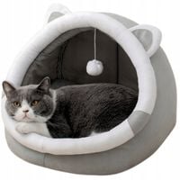 DUŻY DOMEK BUDKA LEGOWISKO DLA KOTA PSA ZABAWKA PODUSZKA PLUSZ 50cm