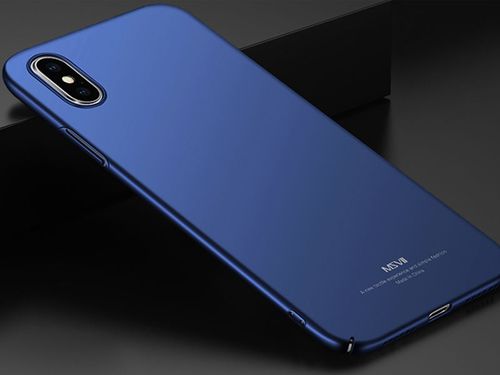 Etui MSVII Thin Case do Apple iPhone X Granatowe na Arena.pl