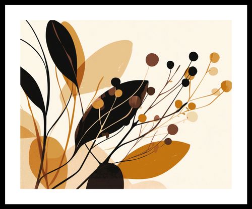 Plakat 50x40cm Jesienne Sylwety na Arena.pl