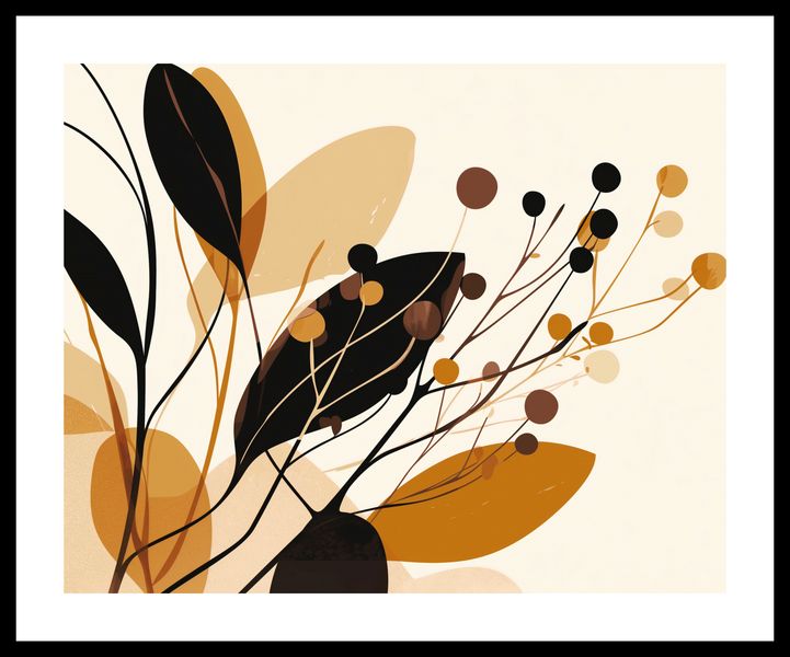 Plakat 50x40cm Jesienne Sylwety zdjęcie 3
