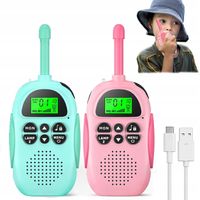 WALKIE-TALKIE KRÓTKOFALÓWKI DLA DZIECI PREZENT DLA DZIECI 3KM ZESTAW 2SZT
