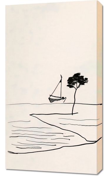 Obraz 50x90cm Spokój Przybrzeżny zdjęcie 1