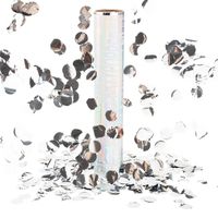 Konfetti Srebrne Tuba Strzelająca Na Ślub Rocznica Wesele