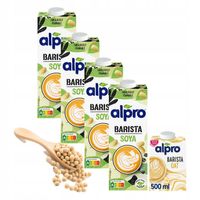 Zestaw Napój ALPRO Barista Soya 4x1l i ALPRO Barista Oat 0,5l GRATIS