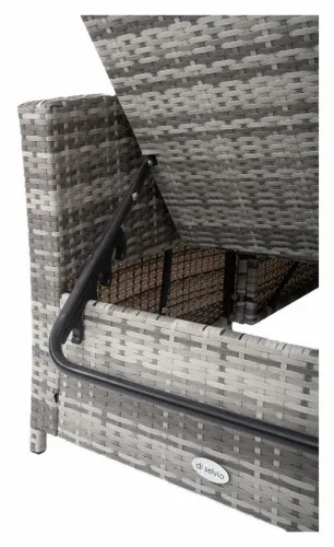 Technorattan Leżak Ogrodowy +Stolik MEBLE E1049 na Arena.pl