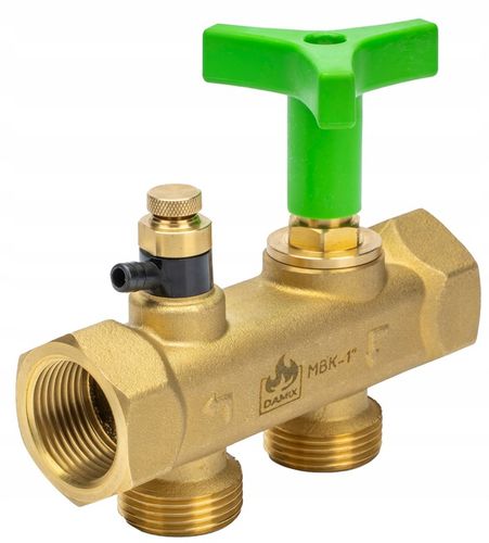 ZAWÓR PRZYŁĄCZE DO ZMIĘKCZACZA WODY BYPASS FI 1" GW CAL MULTIBLOCK SOLIDNY na Arena.pl