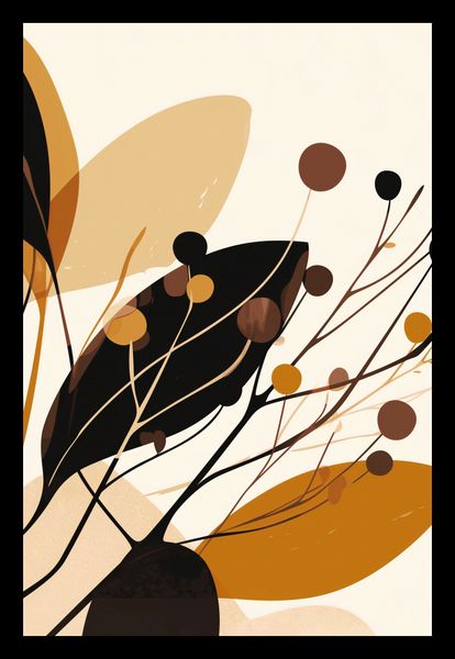 Plakat 40x60cm Jesienne Sylwety zdjęcie 2