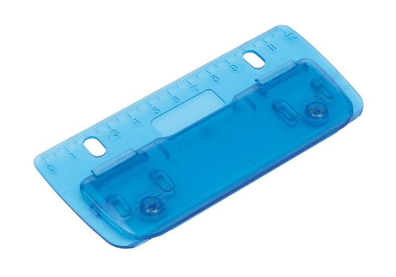 Mini dziurkacz PAGE, niebieski zdjęcie 1