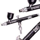 aerograf modelarski z dyszą 0,3mm b-130 double action black mini pistolet