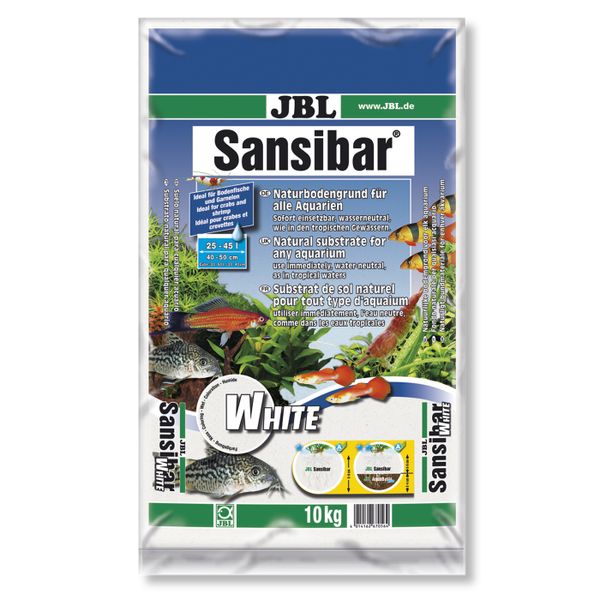JBL Sansibar White 10kg - drobne białe podłoże zdjęcie 1
