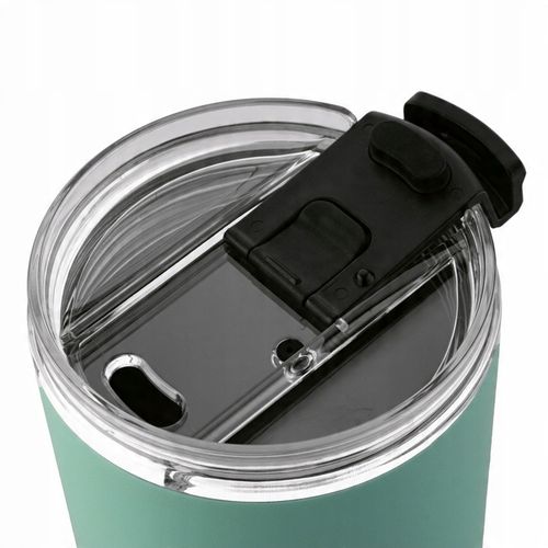 KUBEK TERMICZNY ze słomką PRÓŻNIOWY Konighoffer Davos 420 ml zielony na Arena.pl