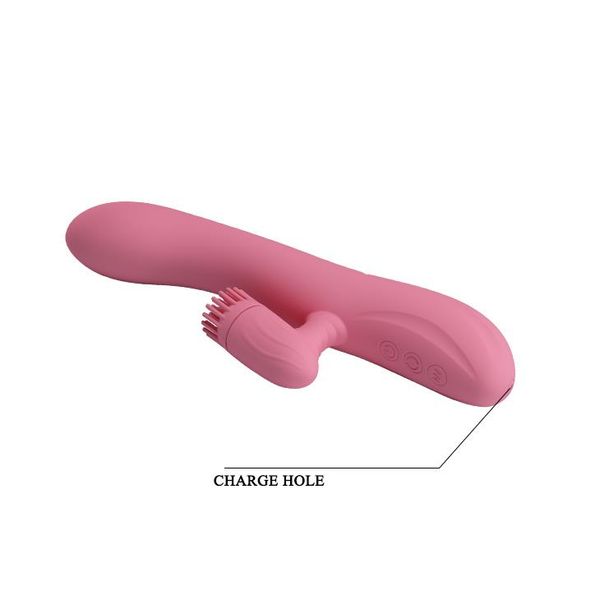 Wibrator Z Obrotowym Masażerem Łechtaczki 20Cm Usb zdjęcie 8