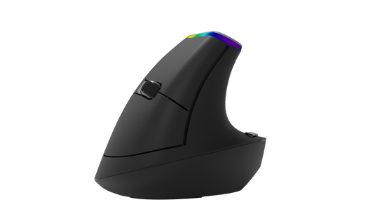 Delux M618C Black Pionowa ergonomiczna myszka bezprzewodowa
