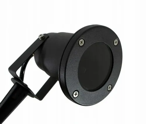 Reflektor ogrodowy wbijany szpikulec z przewodem 1m + żarówka LED GU10 5W na Arena.pl