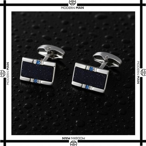 SPINKI DO MANKIETÓW MĘSKIE SREBRNE DO KOSZULI ELEGANCKIE PUDEŁKO PREZENT na Arena.pl