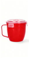 KUBEK POJEMNIK NA ZUPĘ ŻYWNOŚĆ LUNCH DO MIKROFALI Z PRZYKRYWKĄ 620ML