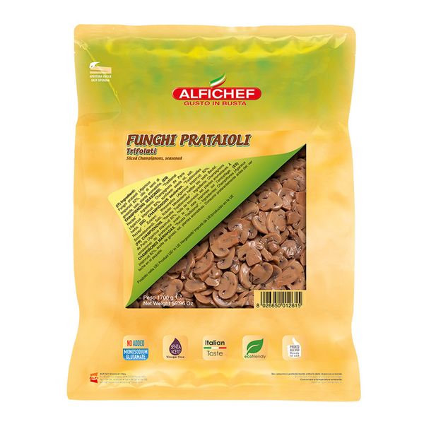 ALFICHEF Pieczarki krojone w oleju 1,7 kg zdjęcie 1