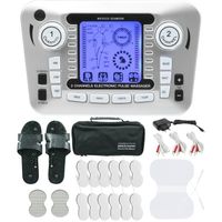 ELEKTROSTYMULATOR MIĘŚNI I NERWÓW TENS MOCNY DUŻY ZESTAW ELEKTRODY PADY