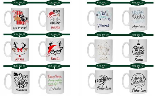 FOTO KUBEK Z imieniem PREZENT na ŚWIĘTA MIKOŁAJKI na Arena.pl