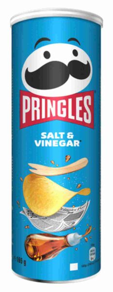 PRINGLES 165g Chipsy Salt & Vinegar zdjęcie 1