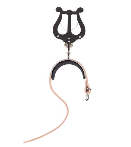 Lirka marszowa pulpit do fletu pasek skórzany Nikiel Srebrna Riedl 325N na Arena.pl