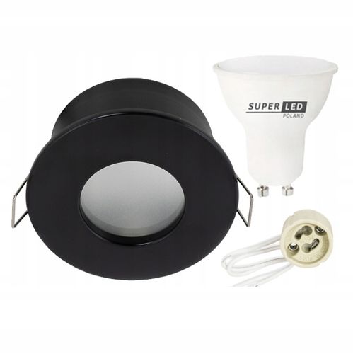 6x Oprawa hermetyczna IP44 + LED GU10 5W podbitka na Arena.pl
