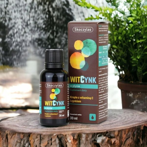 Witamina C Skoczylas WitCynk 30ml Krople z Witaminą C Cynkiem Na Odporność zdjęcie 5