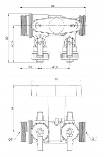 AFRISO Zawór do napełniania i płukania instalacji AFC armatura 1" na Arena.pl