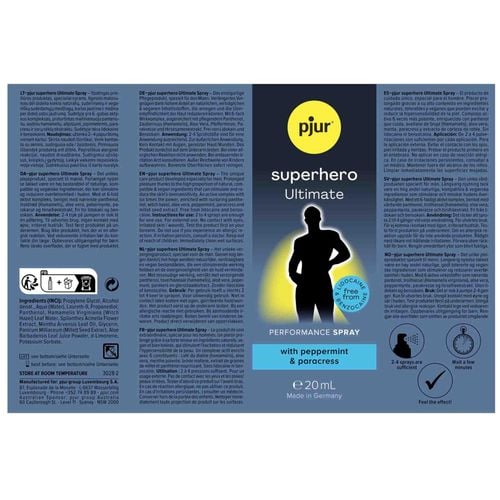 pjur superhero ultimate spray, 20 ml na Arena.pl