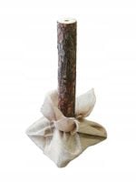 STOJAK PIEŃ do choinki sztucznej Sosna Diamentowa na pniu pień z jutą