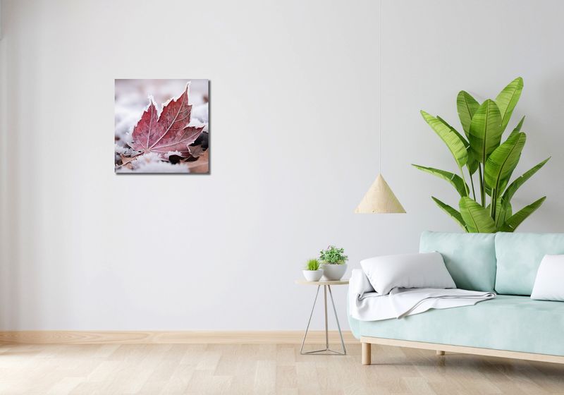 Obraz 50x50cm Liść u Kresu Jesieni zdjęcie 2