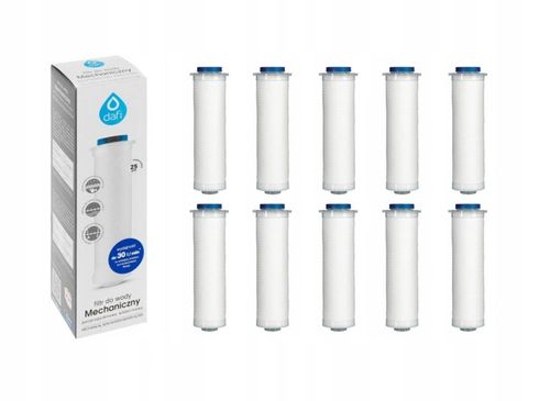 10 X FILTR WKŁAD PRZEPŁYWOWY DAFI POLIPROPYLENOWY na Arena.pl